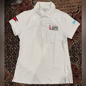 Fairway & Greene Ladies Westmoor Club White Polo Golf Shirt